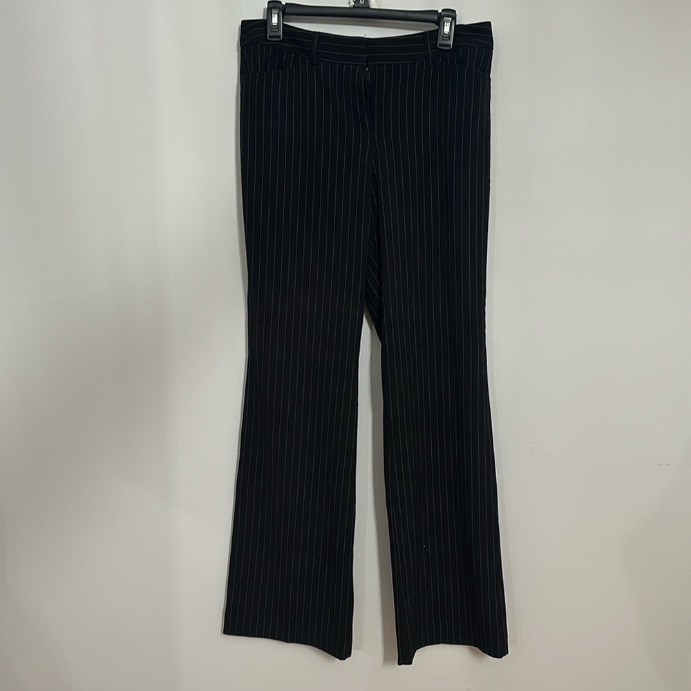 Worthington black pinstripe modern fit trouser pants